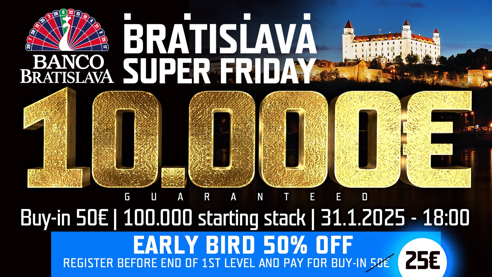 Ein Banner für den Black Friday Sale mit vielen bunten Rabattangeboten und einem Countdown-Timer.