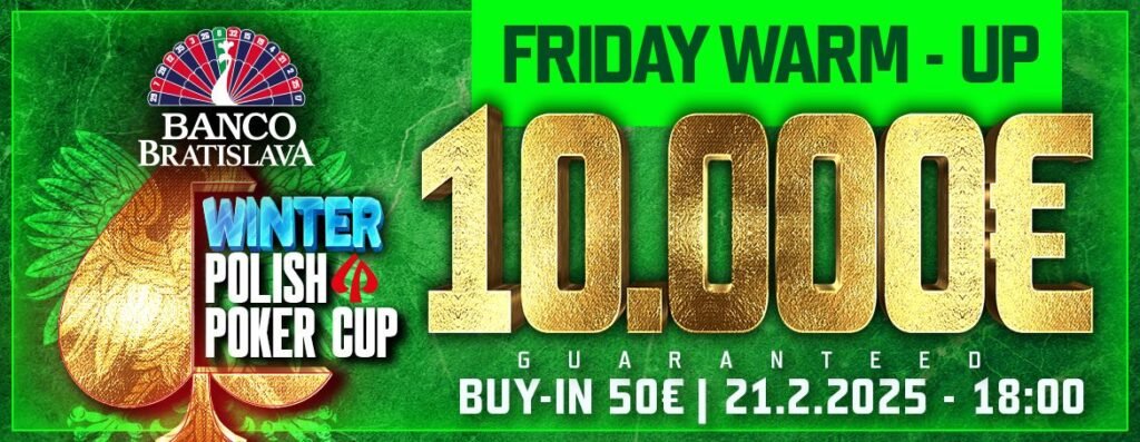 Ein Mann und eine Frau spielen Poker an einem Tisch in einem Casino. Der Mann hat einen Stapel Chips vor sich, während die Frau Karten hält und konzentriert auf ihre Hand schaut. Im Hintergrund sind weitere Spieler