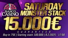 Ein Banner für eine Poker-Website mit einem stilvollen Design, das einen Pokertisch und Spielkarten zeigt, die von einem leuchtenden Hintergrund umgeben sind.