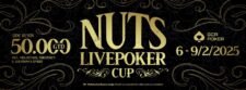 Ein Mann sitzt an einem Pokertisch in einem Casino und hält zwei Asse, während er auf seine Gegner schaut. Die Spannung und Konzentration im Raum sind spürbar.