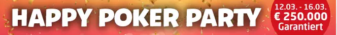 Ein Screenshot einer Online-Pokerseite namens "win2day Poker", auf dem verschiedene Pokertische und Spieler zu sehen sind.