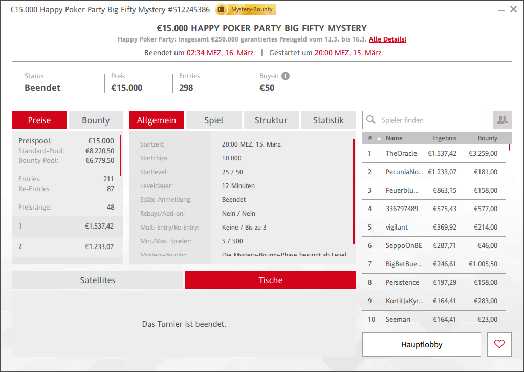 Ein animiertes Bild einer glücklichen Poker-Party mit einer großen Menschenmenge, die um einen Pokertisch herum versammelt ist. Die Atmosphäre ist festlich und voller Spannung.