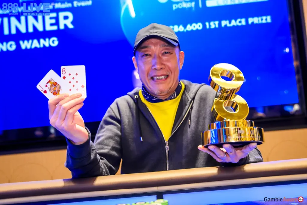 Gang Wang 888poker LIVE London Main Event 2025